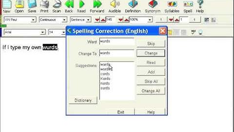 Kurzweil 3000: Grammar and Usage - Writing and Reading Aloud Video
