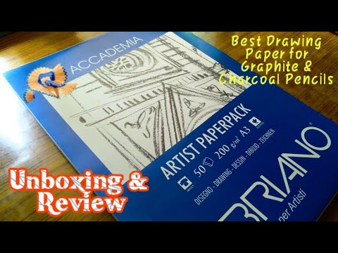 Brustro Toned Grey Sketchbook Unboxing & Review/ NDN Painting