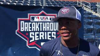 MLB Breakthrough Series baseball camp