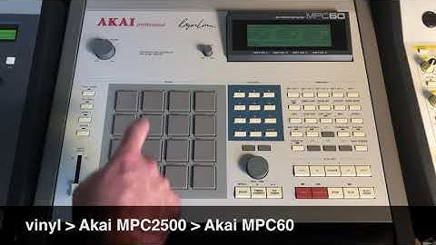 resampling on the MPC60 and SP1200 (comparison)