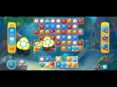 Fishdom: Level 307 - NO BOOSTER Gameplay