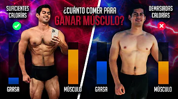 ¿Puedo comer de todo para ganar músculo?