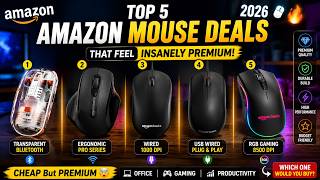 Top 5 Amazon Mouse Deals That Feel INSANELY PREMIUM in 2026 🖱️🔥
