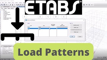 Defining Load Patterns in CSI ETABS