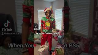 When You Finally Get A PS5 😱😱😱 #ps5 #gaming #merrychristmas