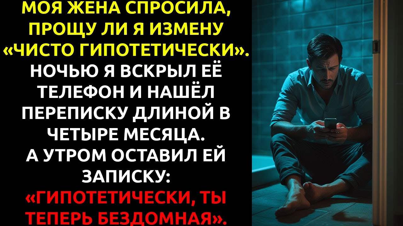 Я ВСКРЫЛ телефон жены, пока она спала — и узнал, что наш брак был ЧЕТЫРЁХМЕСЯЧНОЙ ложью.