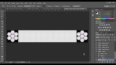 How to make Hexa design pattern and how to use in Resolume Tutorial