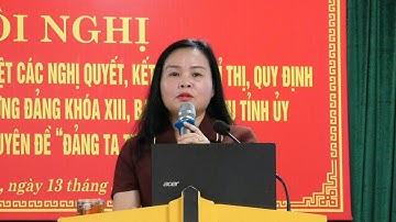 Cụm thi đua số 2 học tập, quán triệt, triển khai thực hiện các nghị quyết, chỉ thị, kết luận, quy đị