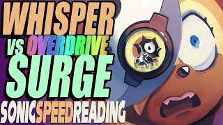 Whisper vs OVERDRIVE Surge! | Sonic Speed Reading