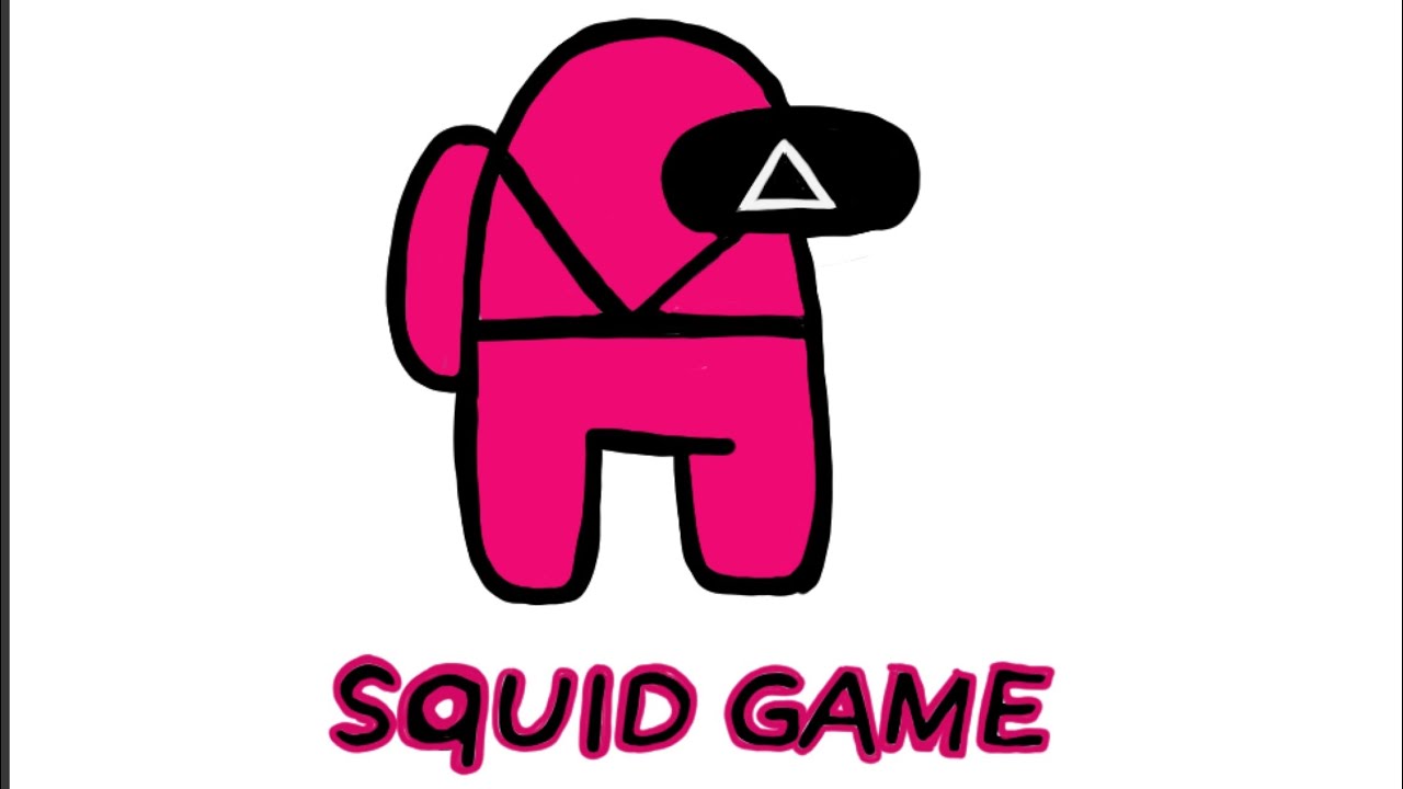 Squid Game Pink Soldier Among us Drawing on Galaxy Tab S7+ in Clip Studio / Digital Art