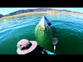 Kayaking alone at lake mead