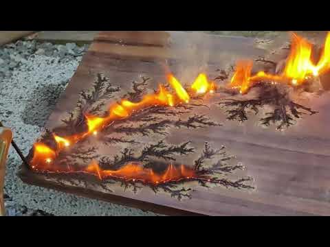 Safer Fractal Wood Burning (Lichtenberg) Setup 