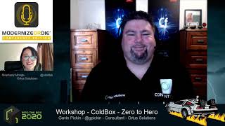Modernize or Die® Conference - Gavin Pickin  - ColdBox Zero to Hero Workshop - ITB2020 - Episode 3