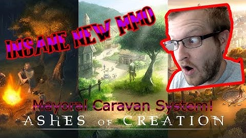 Ashes of Creation Mayoral Caravan System Deep Dive Reaction & Analysis - Node Feature - New MMORPG