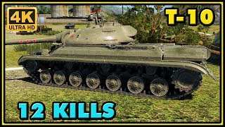 World of Tanks | T-10 - 12 Kills - 7,6K Damage Gameplay