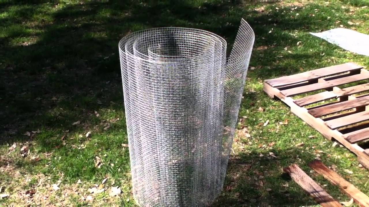compost bin diy easy and cheap - YouTube