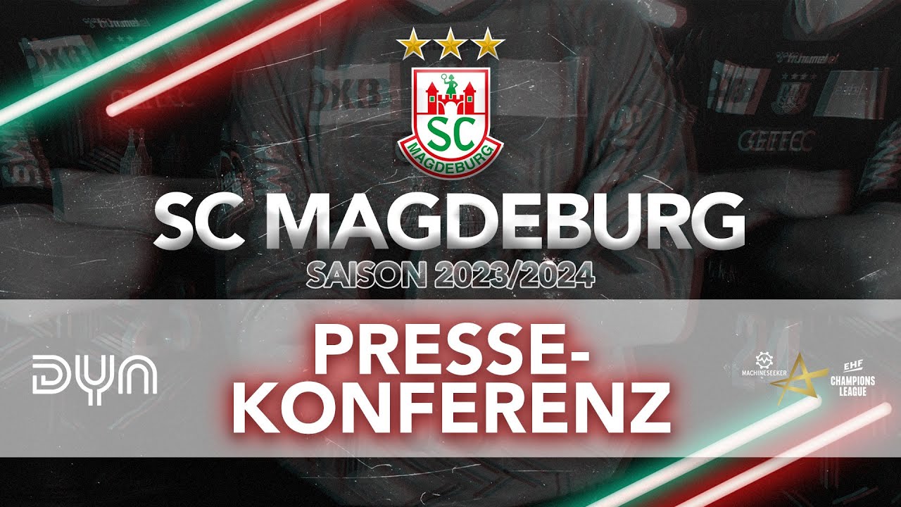 Pressekonferenz SC MAGDEBURG - MONTPELLIER HB EHF Champions League 9
