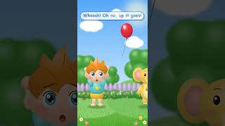 Baby's Red Balloon 🎈 | Kids Story & Nursery Rhymes #shorts