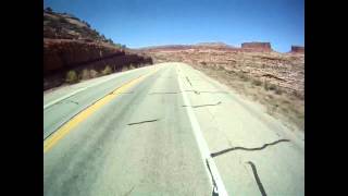 Bicycle touring Highway 313 in Utah