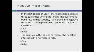 Session 4: First steps on discount rates - Risk free rates and ERP