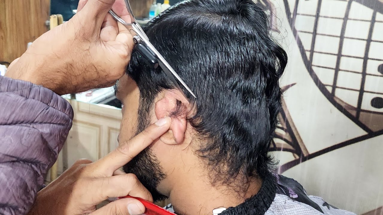 Haircut for Man's Short Hair, 🥰How to Cut Long Hair with Scissors-Only 🎙ASMR in AliHairCut 💈