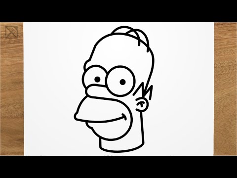 Video: Hvordan Tegner Jeg Homer Simpson?