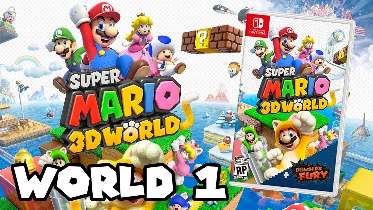 Let's Play: Super Mario 3D World + Bowser's Fury (World 1) - YouTube