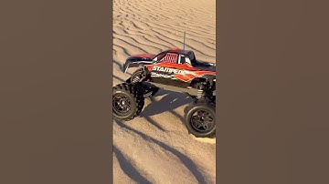 Traxxas Stampede 2wd Brushless - LAUNCH in the SAND with 2.8 PADDLE TIRES!!