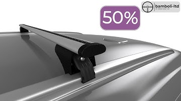How to install Bamboli roof rack for flushed rail