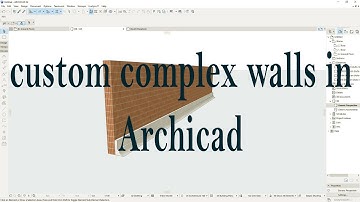 How to make a custom complex wall in Archicad