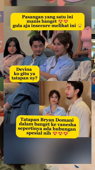 Manis banget pasangan ini #bryandomani #vaneshaprescilla #devinakaramoy #shorts