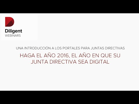 Una introducción a los portales para Juntas Directivas  Haga el año 2016, el año en que su junta