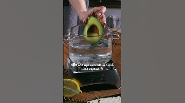 Soft and ripe avocado in 5 min. Read caption #cookingtips