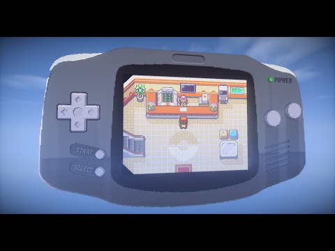 CREAN UNA REPLICA UN GAME BOY ADVANCE CON POKÉMON FIRERED EN MINECRAFT