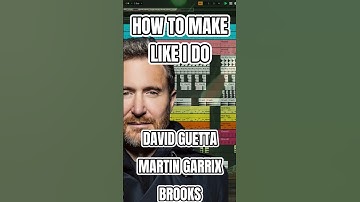 How To #davidguetta #martingarrix Like i do #edmtutorial #edmmusic #edm #elongwong #futurebounce