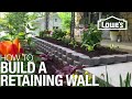 How To Build a Retaining Wall