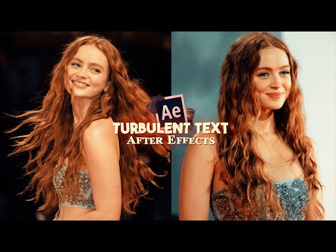 Turbulent Text | After Effects Tutorial