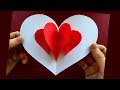 Pop Up Karte: Herz ❤  Basteln mit Papier ❤ Geschenke selber machen zum Valentinstag, Muttertag