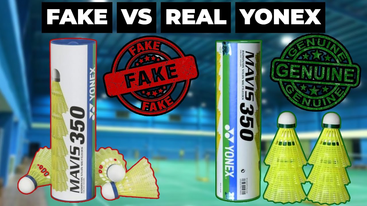 Yonex real vs fake How to spot fake Yonex Product