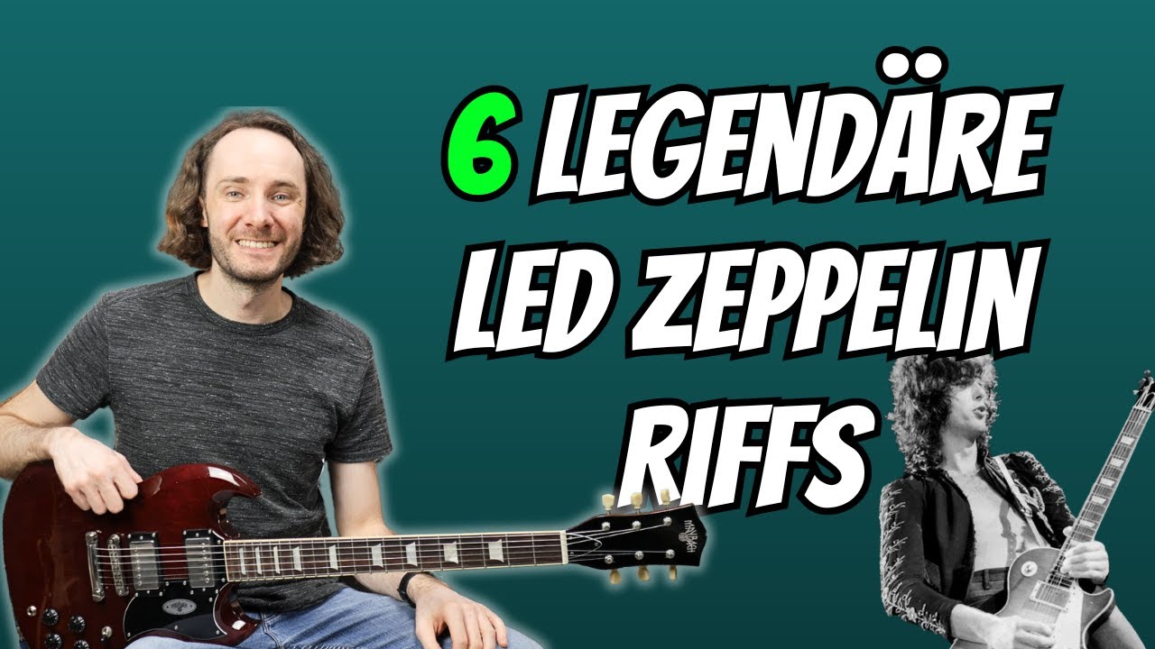 Legendäre Led Zeppelin Riffs: Schritt für Schritt erklärt - Tutorial ...