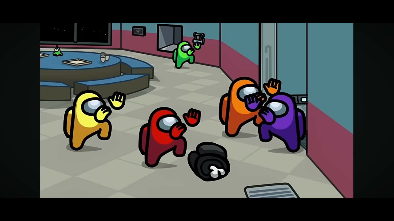 Among Us Distraction dance animation