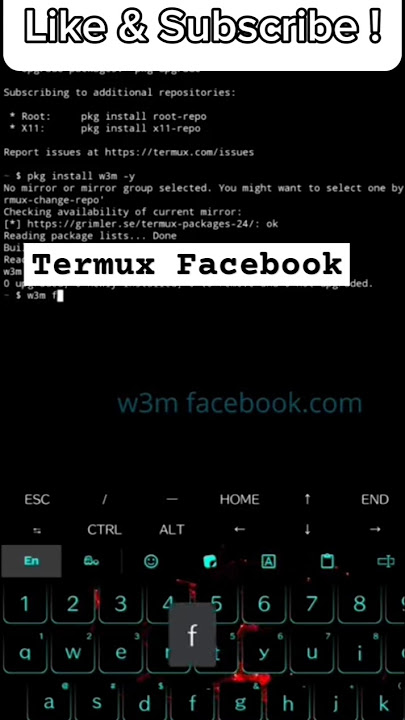 Facebook Termux #trending #fb #besttool #2024 #viralvideo
