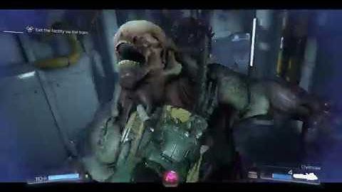 DOOM SnapMap Polar Railway - Finale - extremely hard, Nightmare Video Settings 1080p @ 120fps
