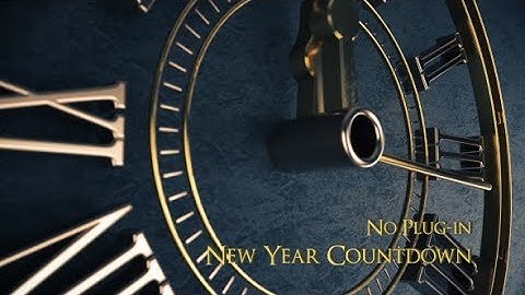 Elegant New Year Countdown | After Effects Template | Openers