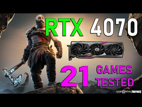 RTX 4070 + i9 13900K | 20 Games Tested | ULTRA Settings | Tech MK