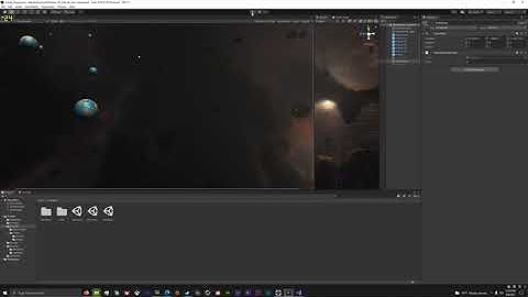 Double Planets Orbit Black Hole | Unity