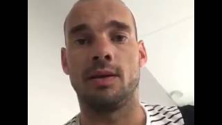 Galatasaraydan Ayrılan Sneijderin Veda Mesajı