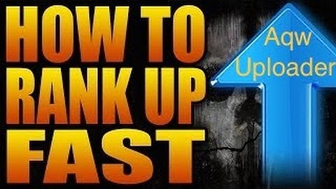 Aqw: How to level up fast