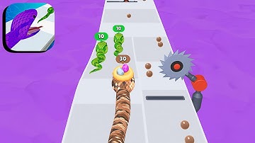 Snake Run Race ​- All Levels Gameplay Android,ios (Part 20)