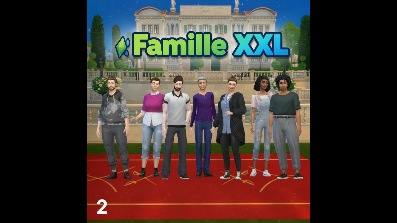 Sims4 Famille XXL ( un double maléfique ou pas. Une famille qui casse tout )